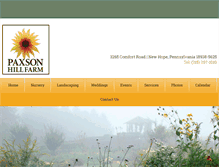 Tablet Screenshot of paxsonhillfarm.com